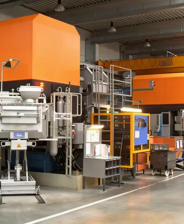 Die casting factory workshop view 2