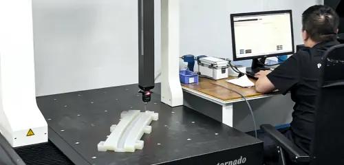 FDM 3D printing quality assurance and CMM inspection