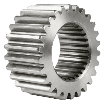 Gear machining component