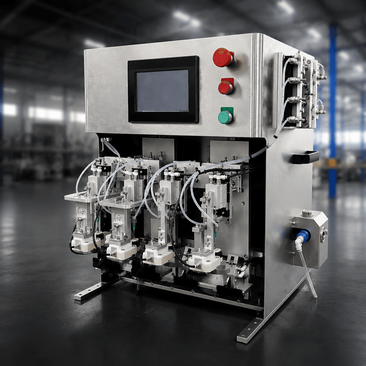 4-Station Automatic Day-Old Chick Vaccination Injection Machine