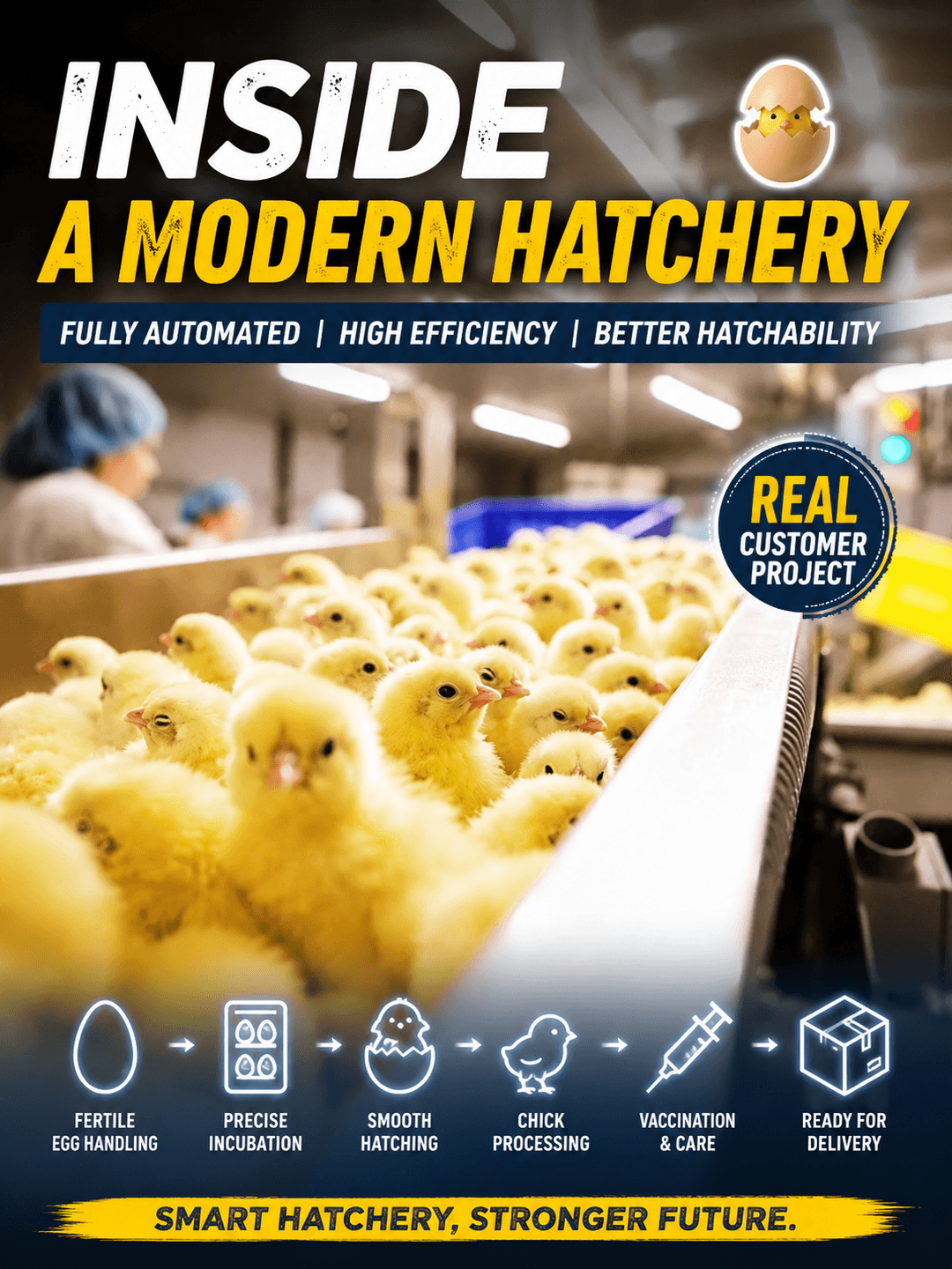 Chick Processing Line for Hatchery Projects: Design the Room Before the Machine List