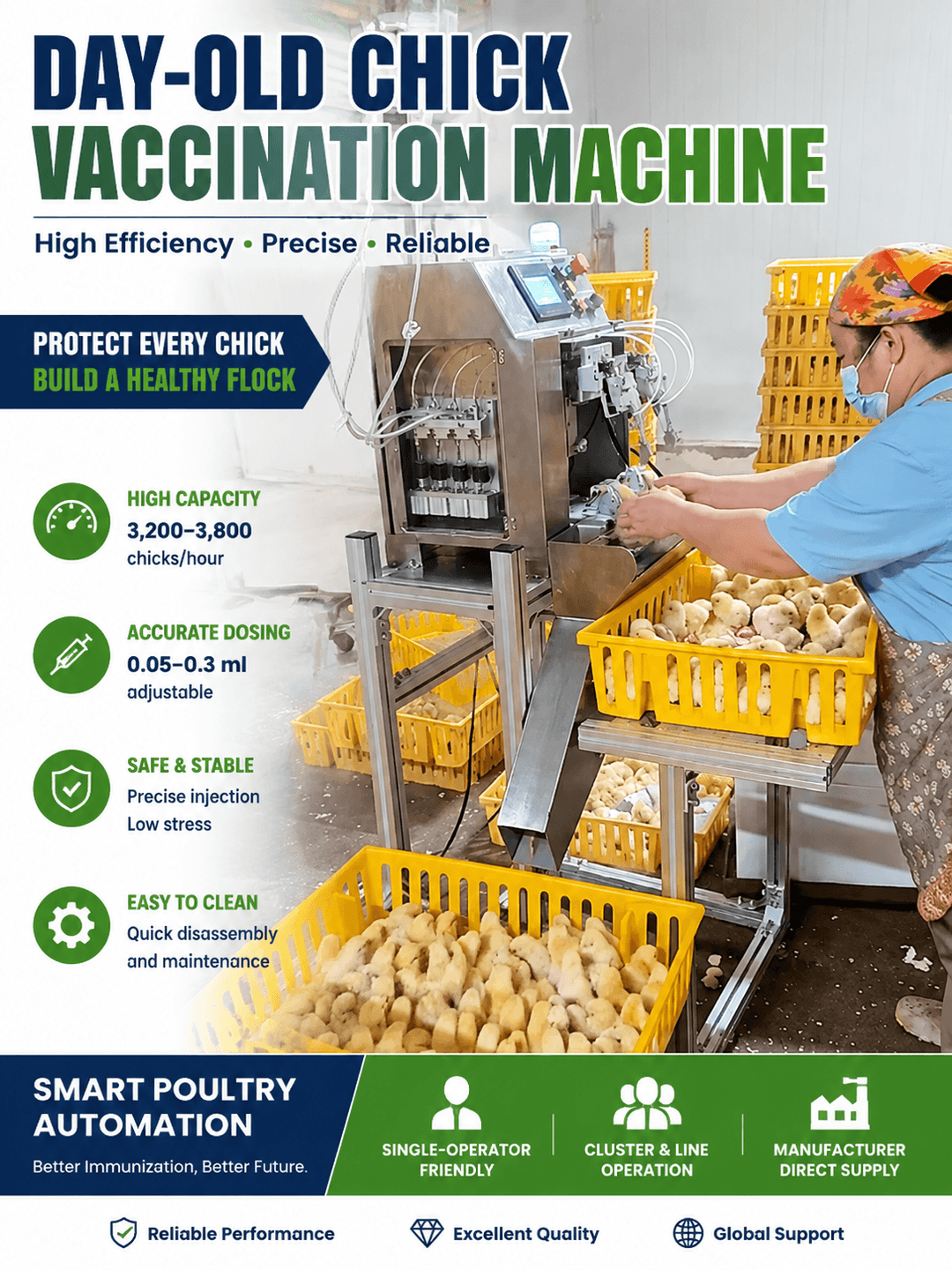 Day Old Chick Injection Vaccinator: What a Production Day Reveals